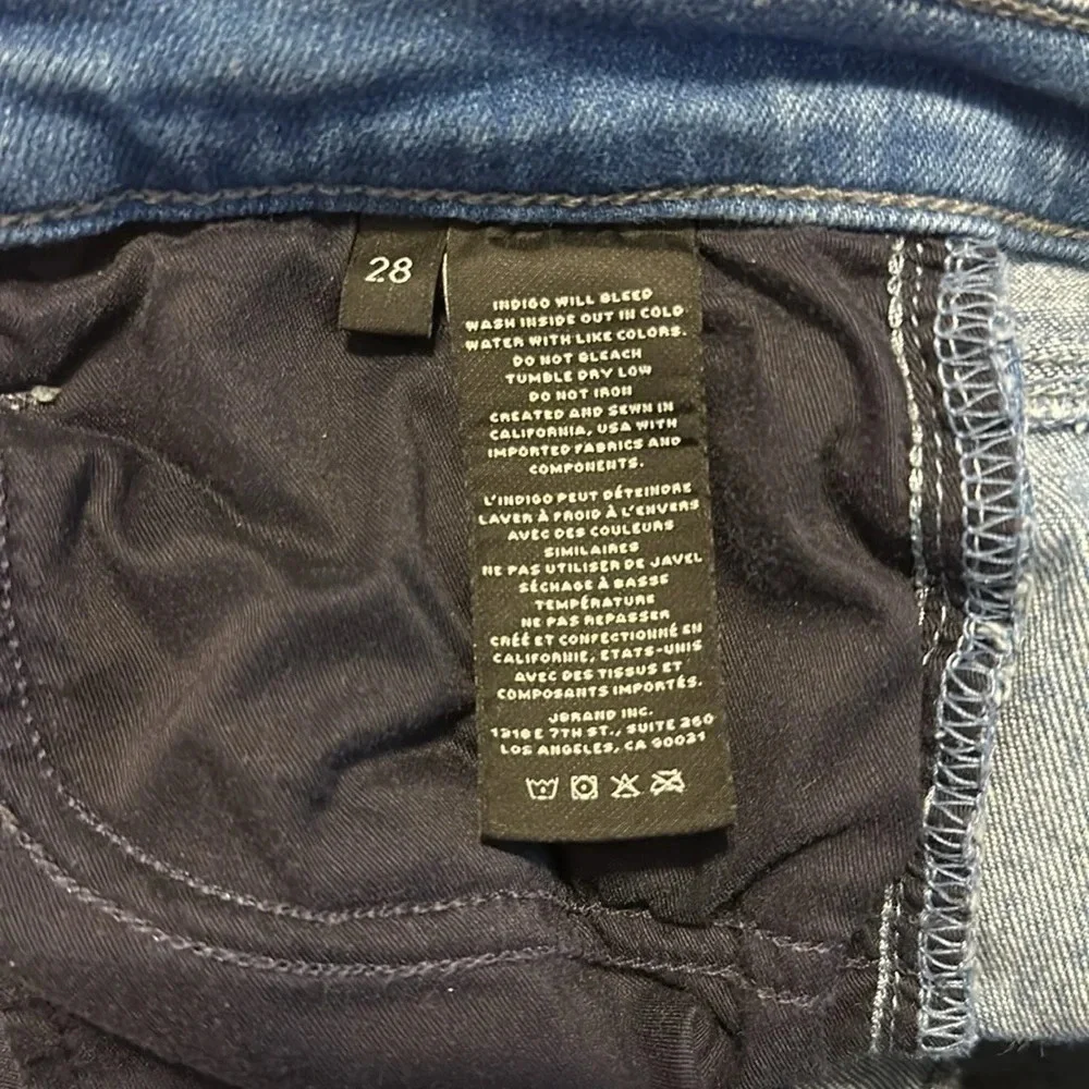 J Brand 811 Jeans Mid Rise Skinny Size 28